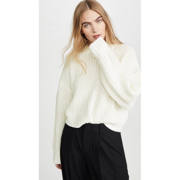 The Fifth Label Author Knit Sweater, Cream White - Picture 1 of 6